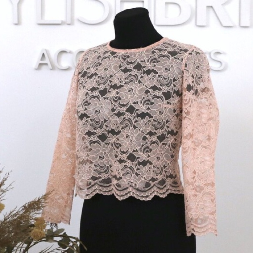 Stylish Bride Atelier lace top with satin cami